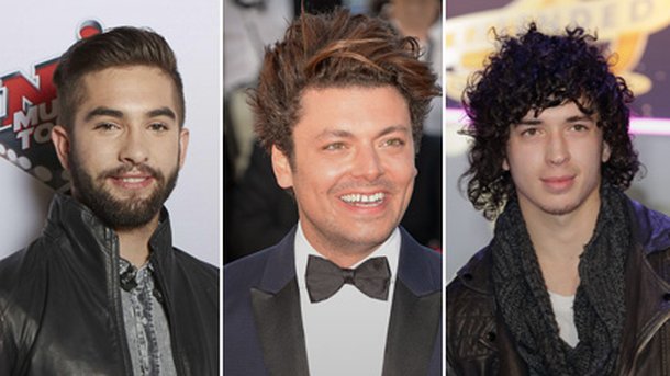 Kendji Girac : en soirée avec Kev Adams et Julian Perretta!