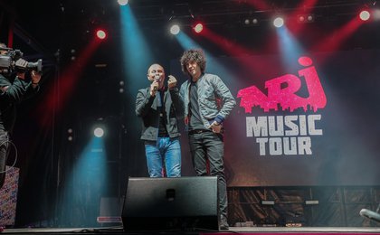 Cauet et Julian Perretta - NRJ Music Tour Roubaix 2016