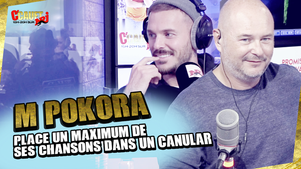 M. Pokora place un maximum de ses chansons dans un canular - C'Cauet sur NRJ