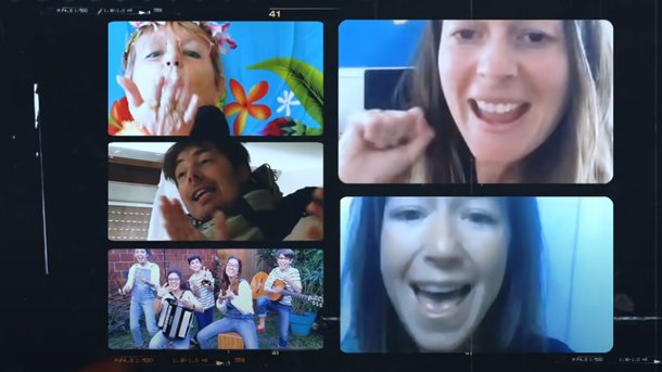 Comment Les Frangines ont enregistré le clip participatif d'"Ensemble" ?