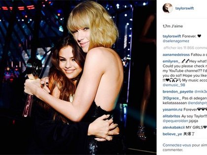 Taylor Swift et Selena Gomez aux iHeart Awards