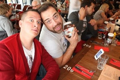 Mercredi 2 octobre avec Naughty Boy + déjeuner twitter