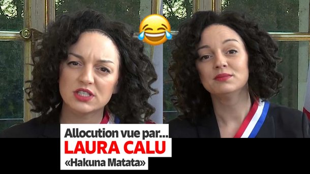 Laura Calu - Son allocution "Hakouna Matata !"