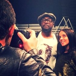 Alizée et Will.i.am en répétition 