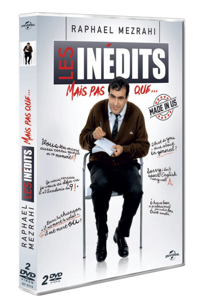 Raphael Mezrahi Les inédits mais pas que - jaquette DVD Rire & Chansons