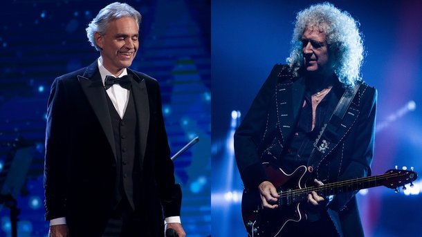 Quand Brian May et Andrea Bocelli font vibrer l'emblématique "Who Wants to Live Forever"