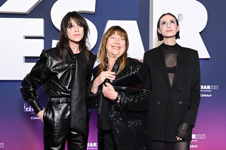 Charlotte Gainsbourg, Jane Birkin et Alice Attal aux César 2023