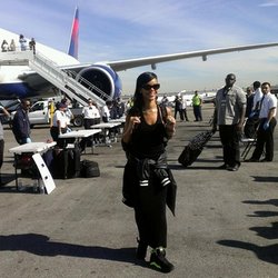 Sur le point de monter dans mon avion privé : 777 Tour