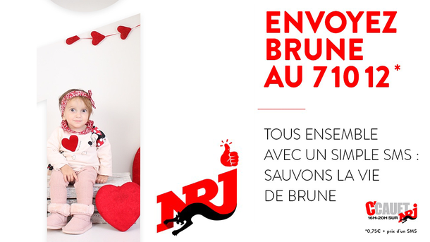 Cauet et NRJ s'engagent pour aider la famille de la petite Brune !