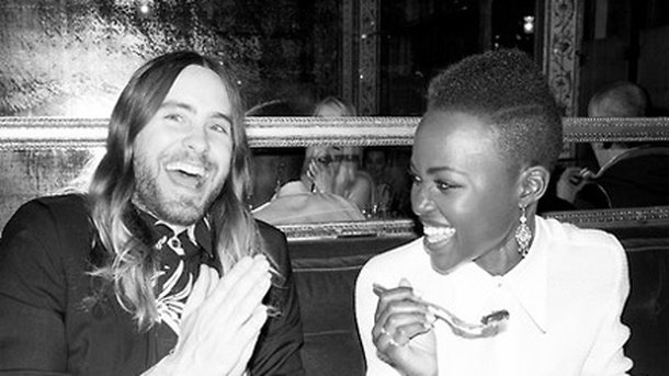 Jared Leto : très complice avec Lupita Nyong’o