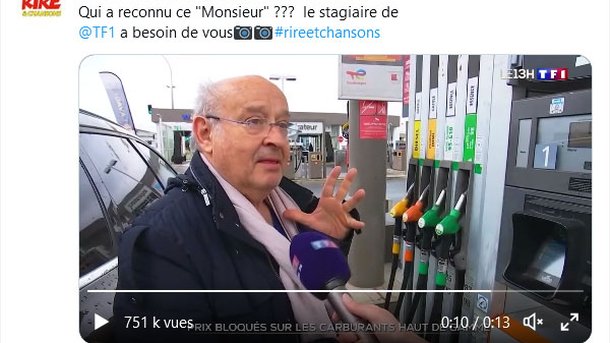 Humour et actualité : Du 13h de TF1 au 20h de France 2 - "Qui a reconnu ce monsieur ?" - Ne serait-ce pas Michel Jonasz ? - Tout ça, partant d'un tweet de Rire & Chansons.