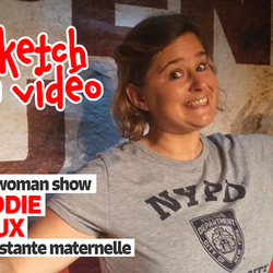 Elodie Poux - One woman show - Rire & Chansons l'assistante maternelle - mise en avant