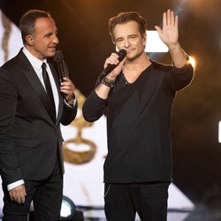 Nikos Aliagas et David Hallyday - NRJ Music Awards 20th Edition