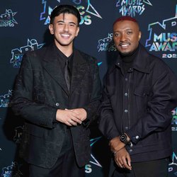 Just Riadh et Soprano - Photocall des NRJ Music Awards 2022