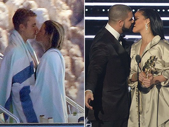 Justin Bieber Sofia Ricchie Drake et Rihanna