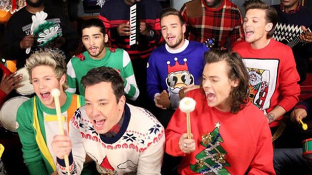 Les One Direction à fond dans l'esprit de Noël