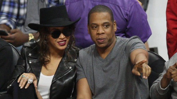 Beyoncé et Jay-Z: en bleu pour leur concert au Stade de France!