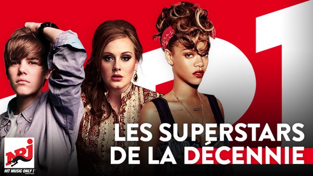 Adele, Rihanna, Justin Bieber: retrouvez les superstars NRJ de la décennie!