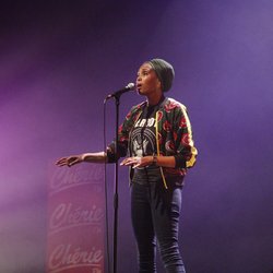 Imany sur la scène du Concert Pop Love