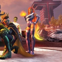 L'équipe de Young Justice dans DC Universe Online