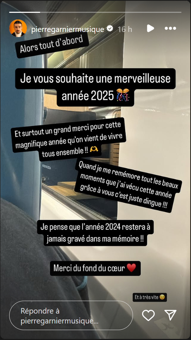 Capture de Pierre Garnier, nouvelle année 2025