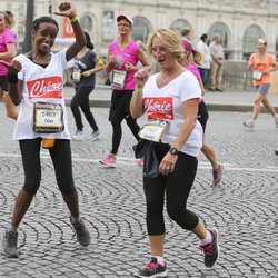 La team Fitnext/Chérie FM lors de la Parisienne