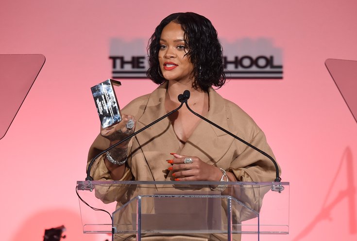Rihanna au Parsons Benefit