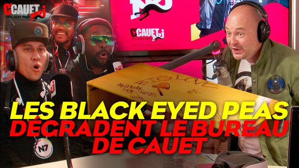 Les Black Eyed Peas dégradent le bureau de Cauet - C'Cauet sur NRJ