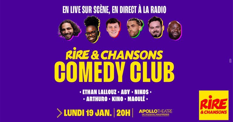 MEA Rire & Chansons Comedy Club 19 janvier 2026 PHOTOS
