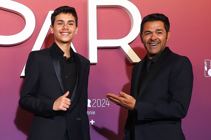 Léon et Jamel Debbouze aux César 2024