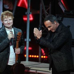 Ed Sheeran et Nikos Aliagas - Cérémonie des NRJ Music Awards 2021