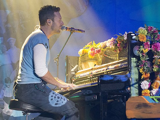 Coldplay en concert à Paris