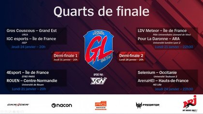 League Of Legends - La Grosse Ligue : les matchs des quarts de finale
