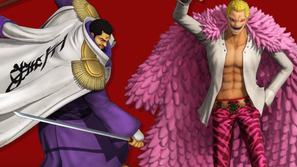 One Piece Pirate Warriors 4 : Doflamingo et Fujitora étalent leur puissance en vidéo