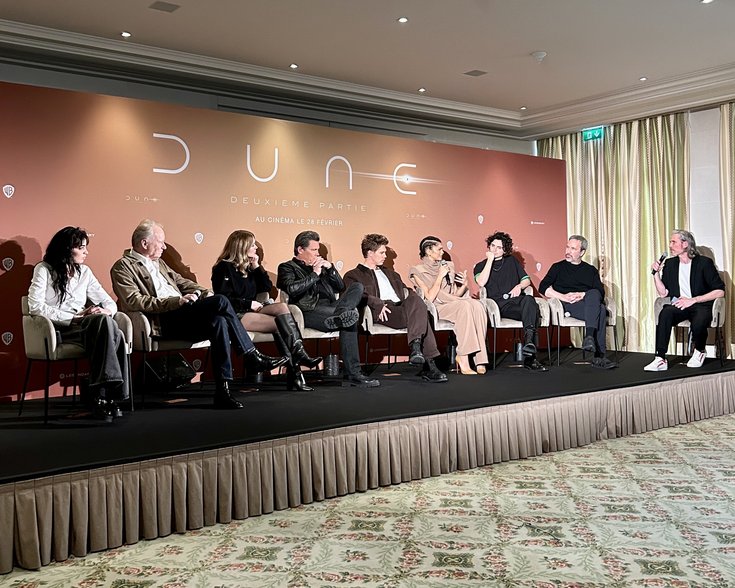 Conférence de presse de "Dune 2" à l'Hotel Bristol, le mardi 13 février 2024