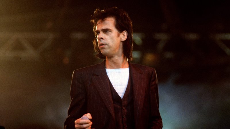 Nick Cave live à Glastonbury, UK, 1998