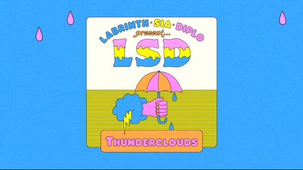 LSD dévoile son troisième single « Thunderclouds »