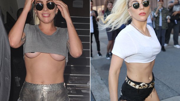 Lady Gaga : crop top et mini short, découvrez son nouveau style!