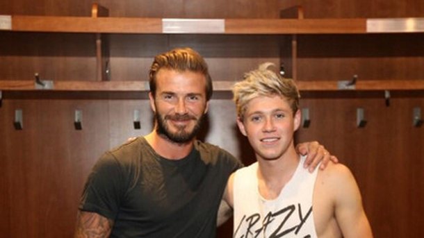Niall Horan : il rencontre son idole David Beckham !