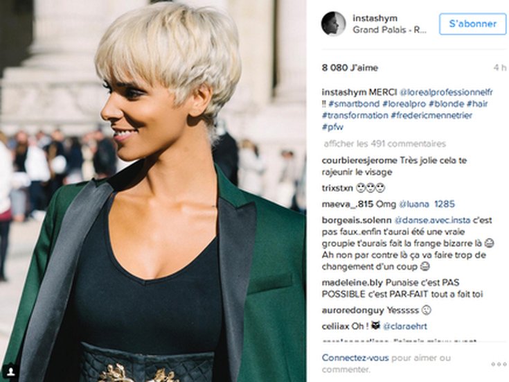 Shy-m passe au blond platine