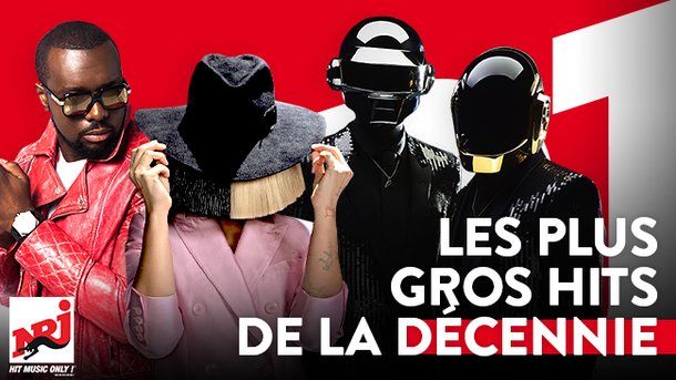 Daft Punk, Sia, Gims… Découvrez la playlist des plus gros hits de la décennie