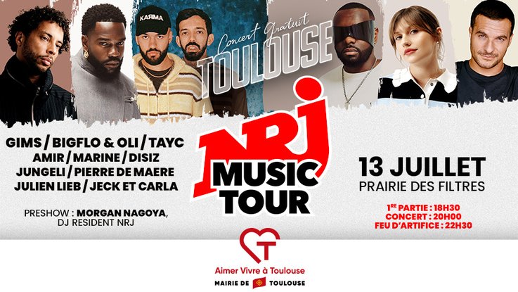 NRJ Music Tour Toulouse 2026