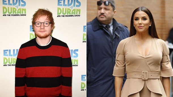Ed Sheeran : Eva Longoria est obsédée par lui!