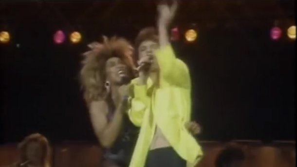 Tina Turner & Mick Jagger - State of shock - It's only Rock and Roll