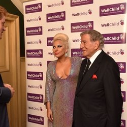Lady Gaga et Tony Bennett rencontrent le Prince Harry