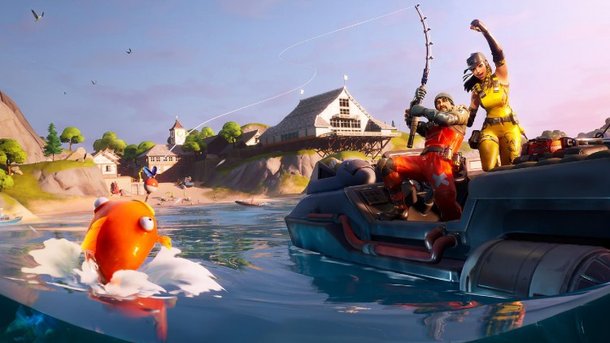 Fortnite : un tournoi de pêche, ce weekend, pour fêter la sortie du skin Poiscaille de Guerre