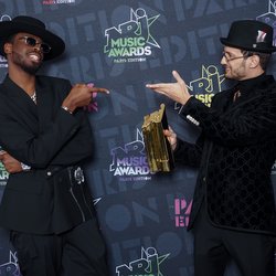Dadju et Soolking - Photocall NRJ Music Awards Paris Edition