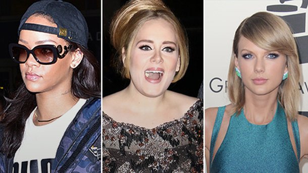 Rihanna, Adele, Taylor Swift, Justin Bieber : les loupés des Grammys!