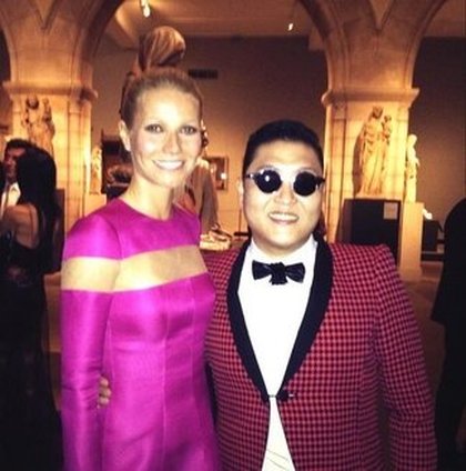 Psy: je me fais de nouveaux amis au #MetGala @GwynethPaltrow