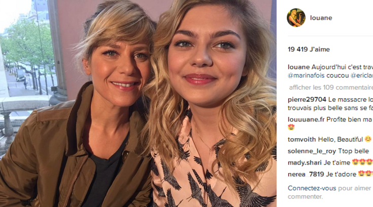 Louane et Marina Foïs